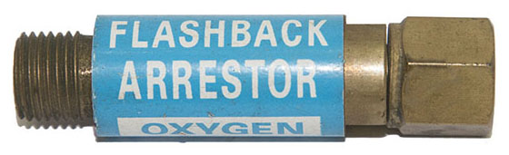 FLASH BACK ARRESTOR OXY FOR TORCH