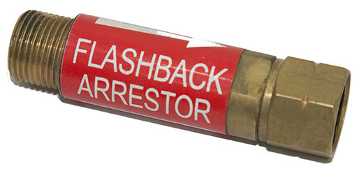 FLASHBACK ARRESTOR FOR TORCH - LPG