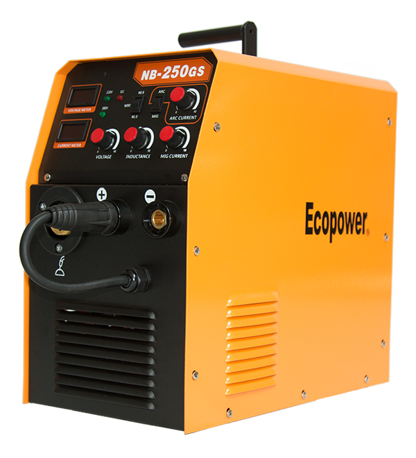 ECOPOWER MIG WELDING MACHINE-MODEL: NB-250GS, 1/3 PHASE