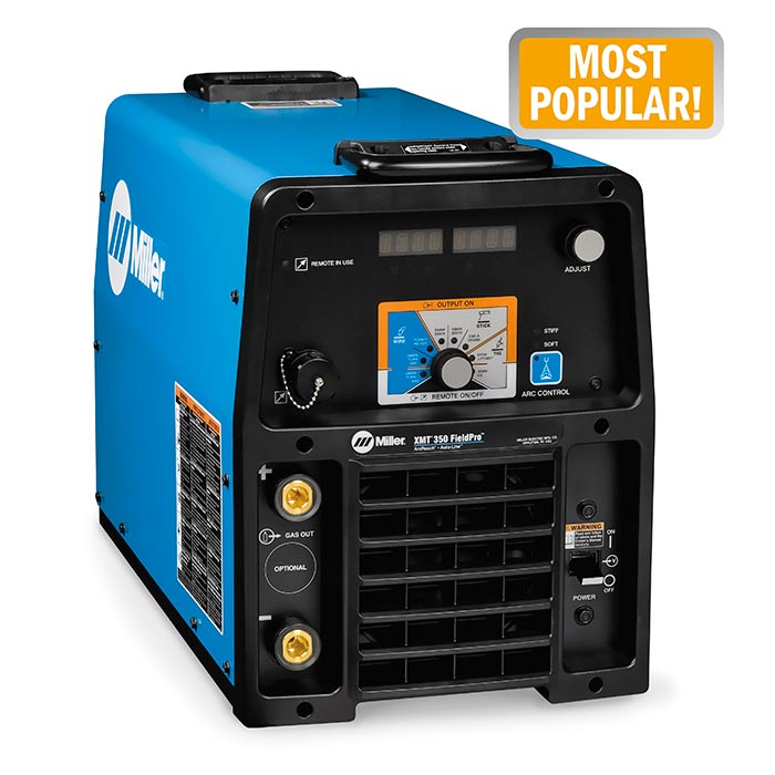 XMT 350 FIELDPRO, TWECO MUTLPROCESS MILLER WELDER