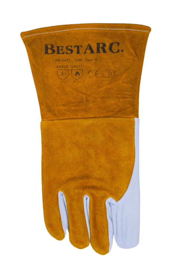 BESTARC TIG/MIG GROVE GRAIN GOATSKIN 5" HAND CUFF