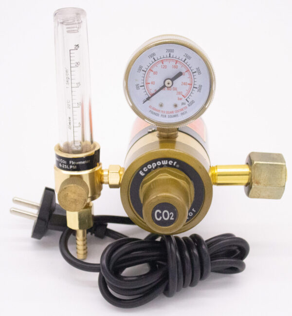 VAN GIẢM ÁP KHÍ CO2 ECOPOWER , 220V RĂNG TRONG (XI)