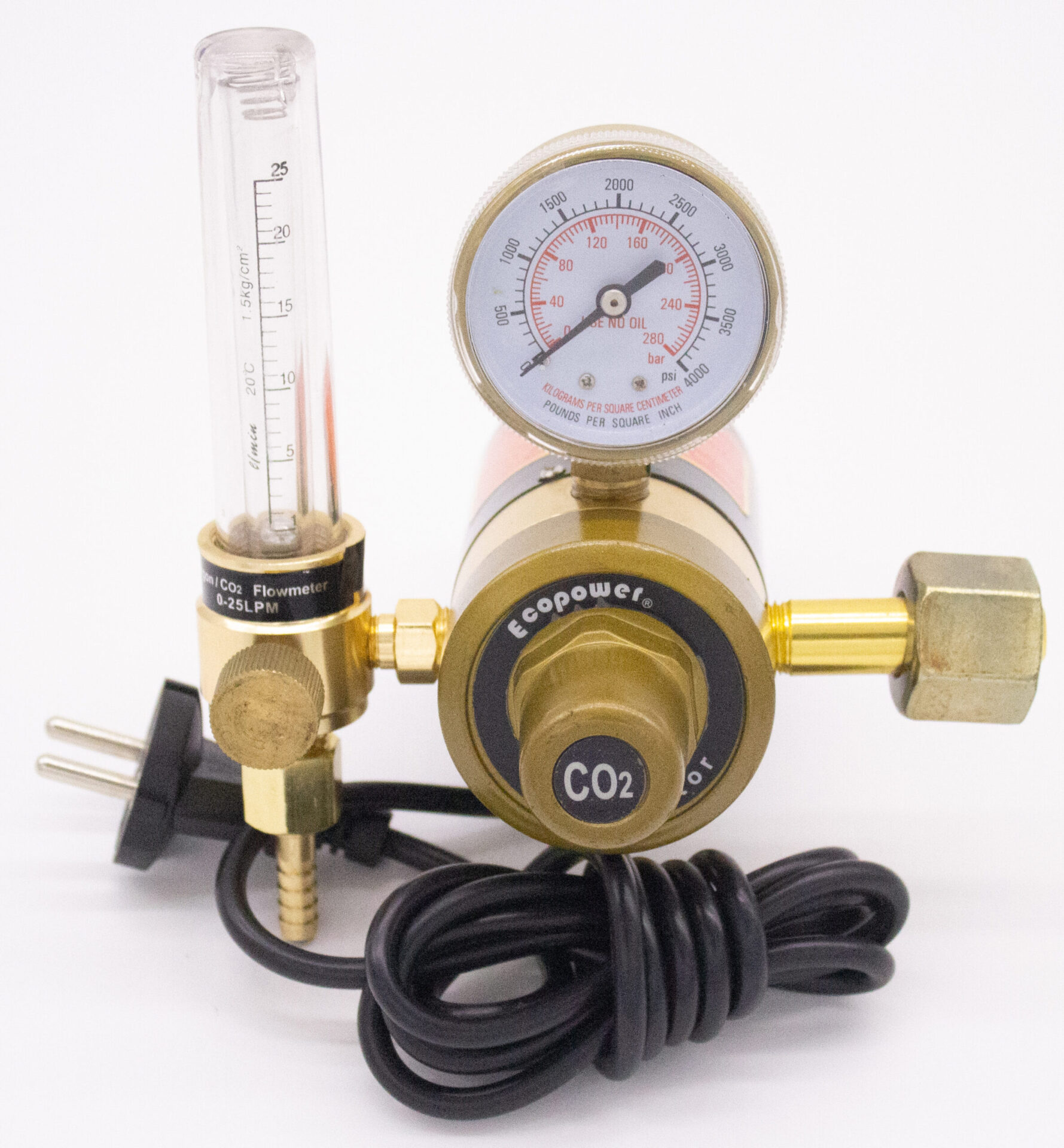 VAN GIẢM ÁP KHÍ CO2 ECOPOWER , 220V RĂNG TRONG (XI)