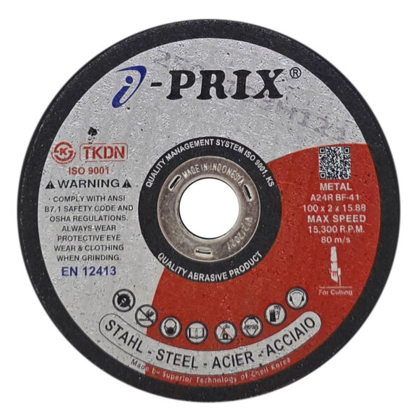 ĐÁ CẮT IPRIX A24R METAL 100 X 2.0 X 15.88MM