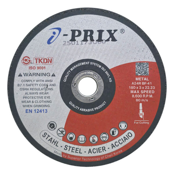 ĐÁ CẮT IPRIX A24R METAL180 X 3.0 X 22.23MM