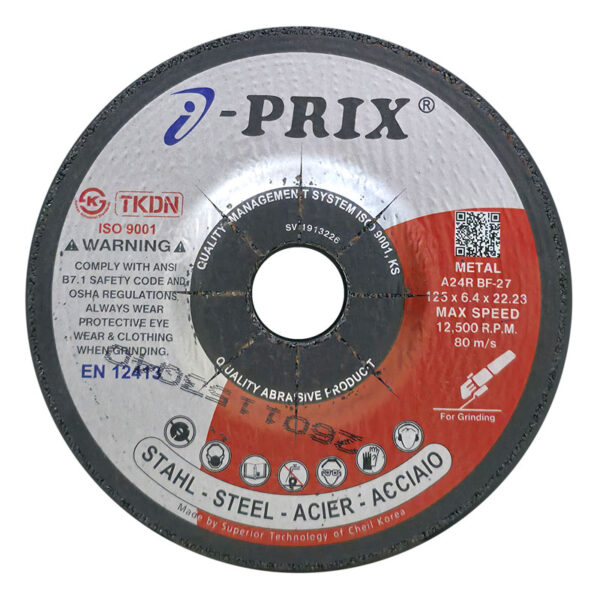 ĐÁ MÀI IPRIX A24R METAL 125 X 6.4 X 22.23MM